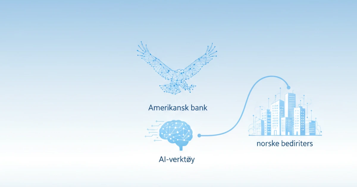Amerikansk bank gir 15 000 ansatte AI-verktøy – slik kan norske bedrifter følge etter